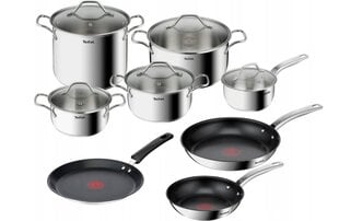 Tefal katlu un pannu komplekts Duetto+ Intuition B817S255 B864SA74 G7333855, 13 gab. цена и информация | Кастрюли, скороварки | 220.lv