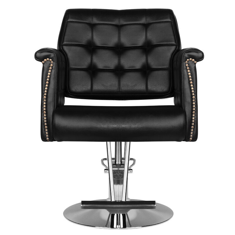 Frizieru krēsls Hair system HS48, melns cena un informācija | Mēbeles skaistumkopšanas saloniem | 220.lv
