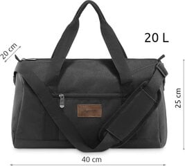 Ceļojumu soma Zagatto Zagor, 20 l, melna цена и информация | Спортивные сумки и рюкзаки | 220.lv