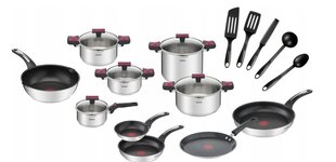 Tefal Cook&Clip G723SA74 katlu un pannu komplekts, 20gab цена и информация | Кастрюли, скороварки | 220.lv