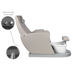Педикюрное SPA-кресло azzurro 016B серый цена и информация | Мебель для салонов красоты | 220.lv