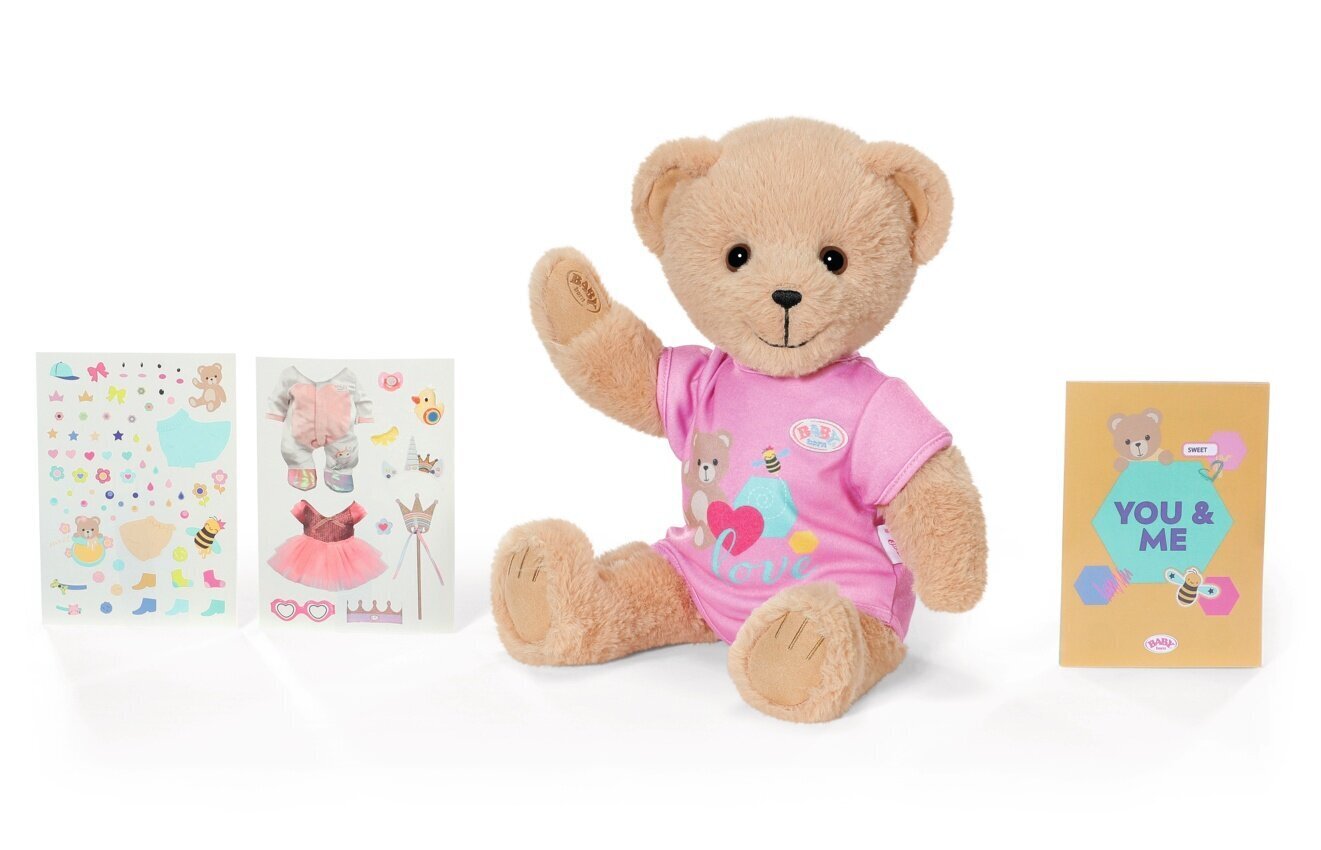 Plīša lāču lelle Baby Born, 43 cm cena un informācija | Rotaļlietas meitenēm | 220.lv