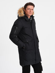 Мужская зимняя куртка Ombre OM-JALJ-0148 цена и информация | Мужские куртки | 220.lv