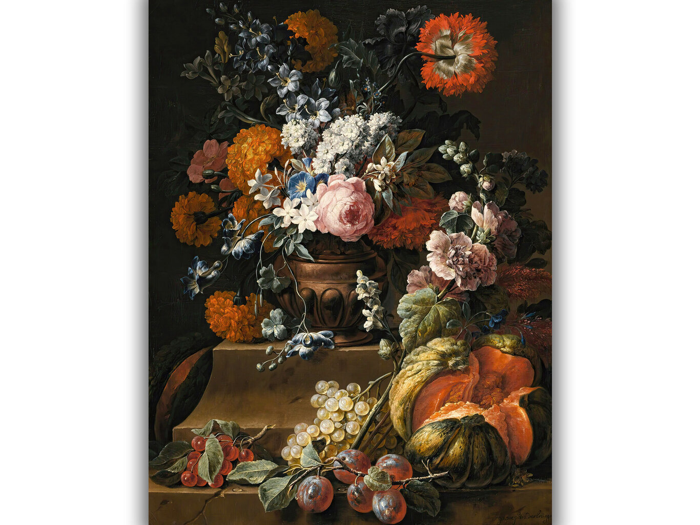 Reprodukcija Klusā daba ar dažādiem ziediem цена и информация | Gleznas | 220.lv