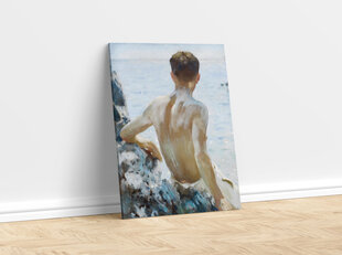 Reprodukcija Vīrietis pludmalē cena un informācija | Gleznas | 220.lv