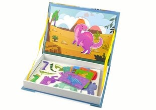 Магнитная книга Динозавры 36 элементов цена и информация | Развивающие игрушки | 220.lv