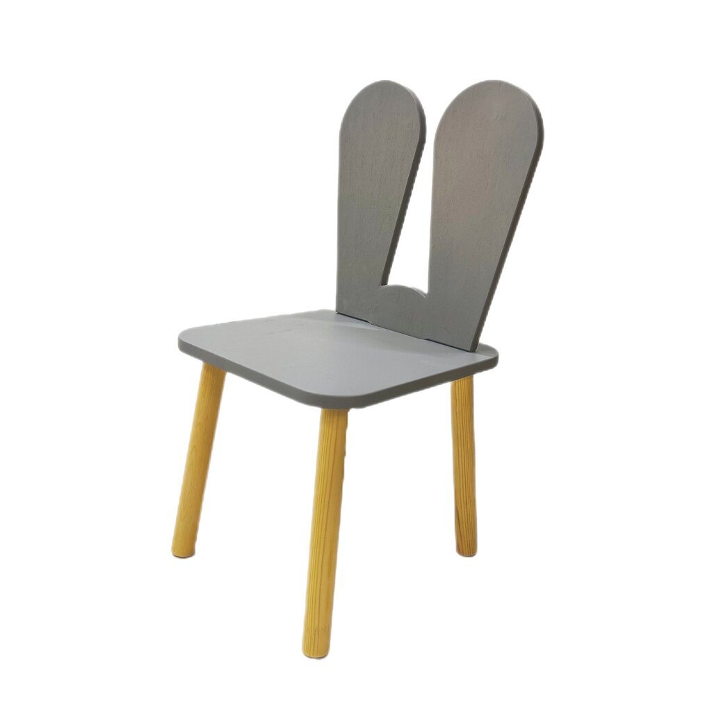 Bērnu galds ar krēsliem Montepi, brūns/pelēks cena un informācija | Bērnu krēsliņi un bērnu galdiņi | 220.lv