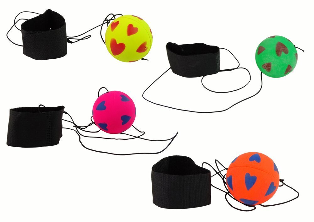 Bumba uz elastīgās lentes Lean Toys cena un informācija | Rotaļlietas zēniem | 220.lv