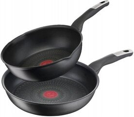 Tefal pannu komplekts Unlimited G2550672 G2557572, 22/28 cm, 2 gab. цена и информация | Cковородки | 220.lv