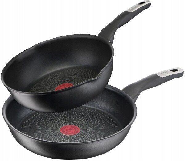 Tefal pannu komplekts Unlimited G2550672 G2557572, 22/28 cm, 2 gab. цена и информация | Pannas | 220.lv