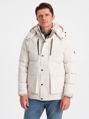 Мужская зимняя куртка Ombre OM-JAHP-0152 цена и информация | Мужские куртки | 220.lv