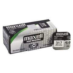 Baterijas Maxell 317 / SR516SW 10 gab. cena un informācija | Baterijas | 220.lv