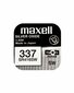 Baterijas Maxell 337 / SR416SW 10 gab. цена и информация | Baterijas | 220.lv