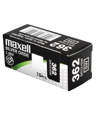 Baterijas Maxell 362 / SR721SW 10 gab. цена и информация | Батарейки | 220.lv