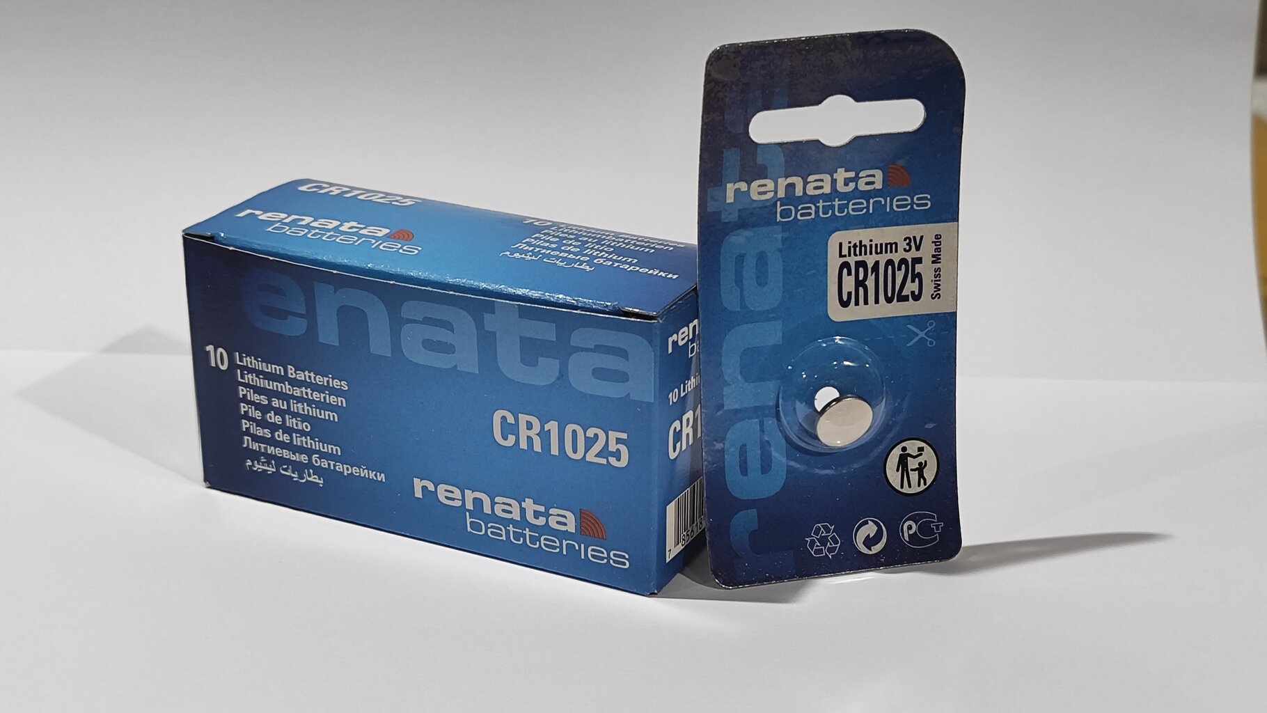 Baterijas Renata CR1025 10gab. цена и информация | Baterijas | 220.lv