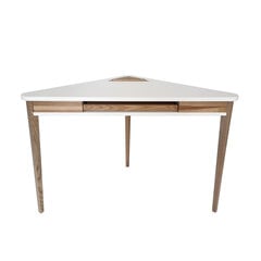Stūra galds Ragaba Ashme, balts cena un informācija | Datorgaldi, rakstāmgaldi, biroja galdi | 220.lv