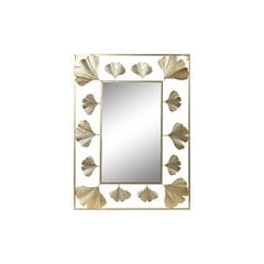 Настенное зеркало DKD Home Decor Зеркало Позолоченный Металл Алюминий Лист растения (71 x 1 x 97 cm) цена и информация | Зеркальца | 220.lv