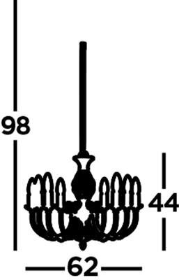 Searchlight piekaramais gaismeklis Zanzibar 4489-8 cena un informācija | Piekaramās lampas | 220.lv