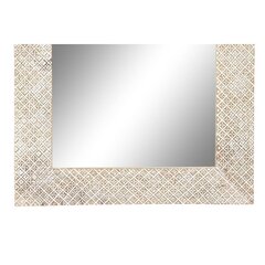 Настенное зеркало DKD Home Decor (76,5 x 3 x 122 cm) белое цена и информация | Зеркала | 220.lv