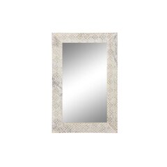 Настенное зеркало DKD Home Decor Стеклянный Белый Деревянный MDF Маринованный (160 x 2,5 x 45 cm) цена и информация | Зеркала | 220.lv