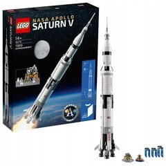 21309 Lego® konstruktors Nasa Apollo Saturn V цена и информация | Конструкторы и кубики | 220.lv