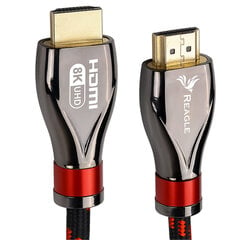 Reagle HDMI 2.1, 5m cena un informācija | Kabeļi un vadi | 220.lv