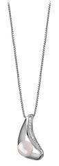 Eleganta kaklarota ar cirkoniem un pērli Silver Cat SC297 цена и информация | Украшения на шею | 220.lv