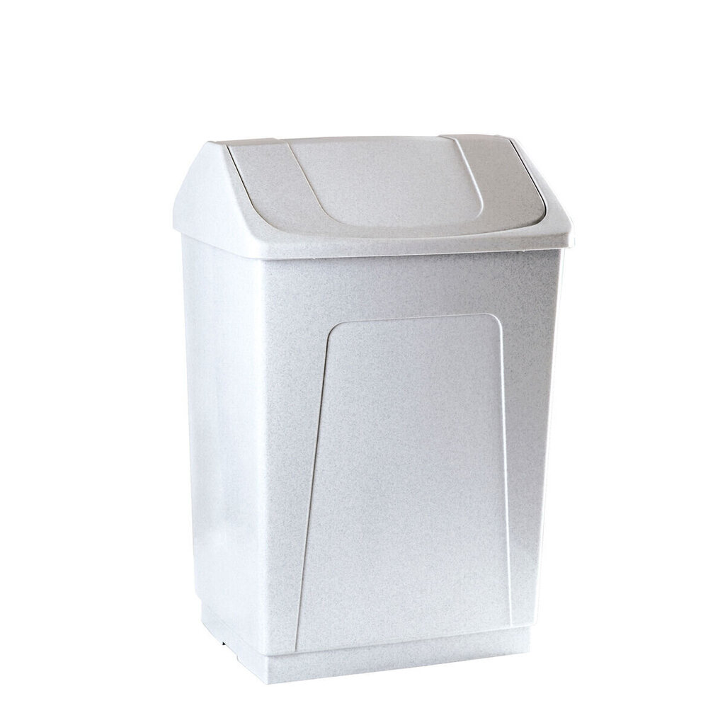 Atkritumu tvertne Denox Balts Granīts 55 L cena un informācija | Vannas istabas aksesuāri | 220.lv