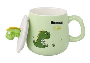 Керамическая чашка с динозавром, зеленая цена и информация | Стаканы, фужеры, кувшины | 220.lv