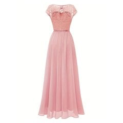 Платье-макси DressTells, розовое цена и информация | Платья | 220.lv