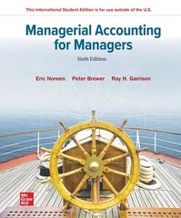 Managerial Accounting for Managers ISE 6th edition цена и информация | Книги по экономике | 220.lv