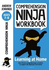 Comprehension Ninja Workbook for Ages 7-8: Comprehension activities to support the National Curriculum at home cena un informācija | Grāmatas pusaudžiem un jauniešiem | 220.lv