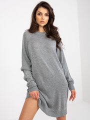 Džempera kleita sievietēm, pelēks cena un informācija | Sieviešu džemperi | 220.lv