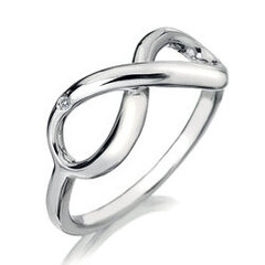 Sudraba gredzens Hot Diamonds Infinity DR144 Hot Diamonds цена и информация | Кольца | 220.lv