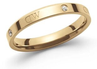 Apzeltīts gredzens ar Classic Lumine kristāliem DW0040028 Daniel Wellington cena un informācija | Gredzeni | 220.lv