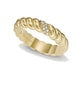 Zeltīts gredzens ar kristāliem Vintage Twist JF04171710 Fossil цена и информация | Gredzeni | 220.lv