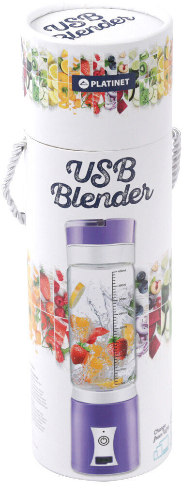 Blenderis Platinet, violets, 400ml cena un informācija | Smūtiju blenderi | 220.lv