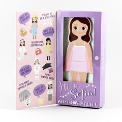 Magnētiskā apģērbšanas spēle Floss & Rock Dress Up Doll Sofia, 37 gab. cena un informācija | Attīstošās rotaļlietas | 220.lv