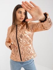 золотая переходная стеганая куртка с карманами цена и информация | Женские куртки | 220.lv