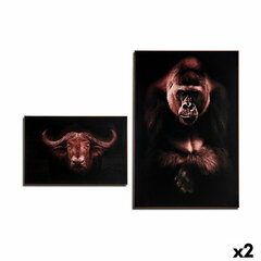 Glezna Gorilla bufalo skaidu plātnes 81,5 x 3 x 121,5 cm cena un informācija | Gleznas | 220.lv