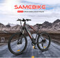 Elektriskais velosipēds Samebike MY275, 27,5", melns цена и информация | Elektrovelosipēdi | 220.lv