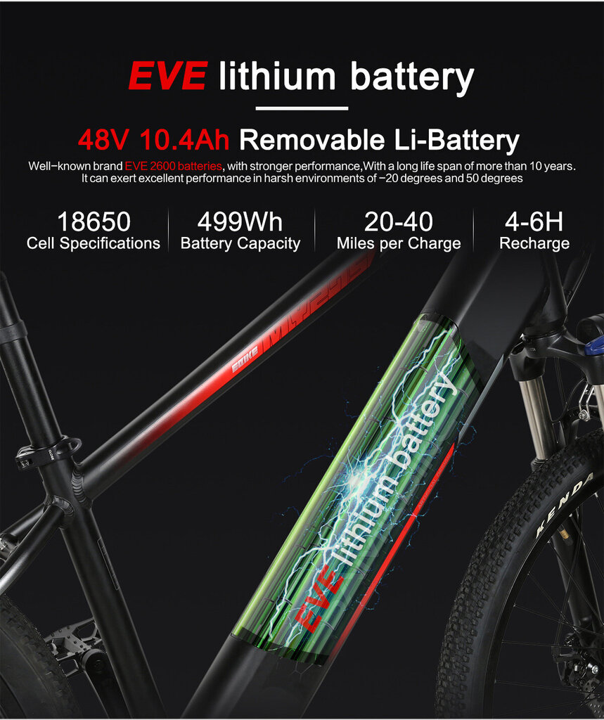 Elektriskais velosipēds Samebike MY275, 27,5", balts цена и информация | Elektrovelosipēdi | 220.lv