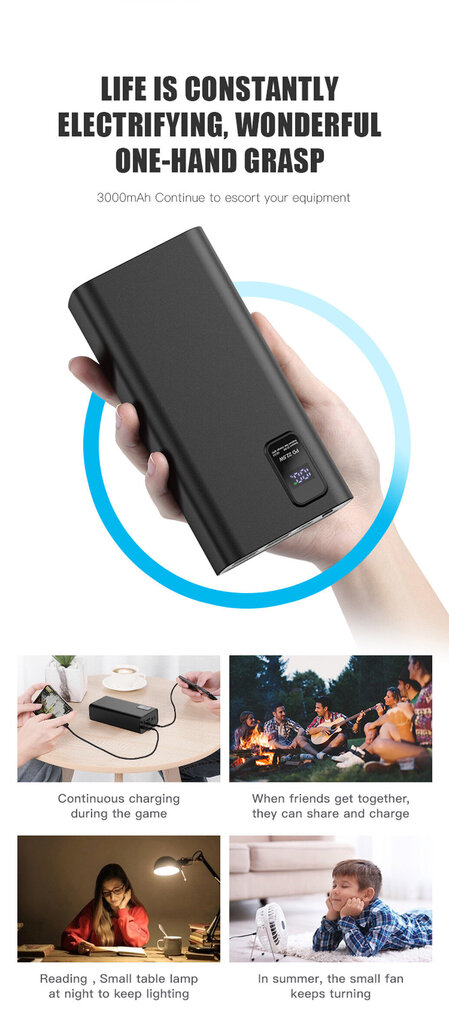 Platinet PD QC 30000mAh cena un informācija | Lādētāji-akumulatori (Power bank) | 220.lv