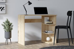 Mācību galds, Asir, 90x75x50 cm, brūns cena un informācija | Datorgaldi, rakstāmgaldi, biroja galdi | 220.lv