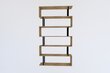 Grāmatu plaukts, Asir, 90x162,6x22 cm, bēšs cena un informācija | Plaukti | 220.lv