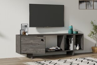 TV galds Asir, 140x45x29 cm, pelēks цена и информация | Тумбы под телевизор | 220.lv