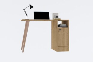 Mācību galds Asir, 110x74x50 cm, brūns cena un informācija | Datorgaldi, rakstāmgaldi, biroja galdi | 220.lv