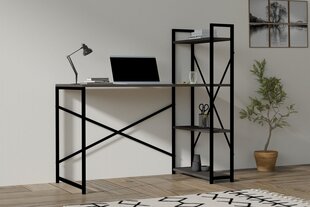 Mācību galds Asir, 120x75x60 cm, pelēks cena un informācija | Datorgaldi, rakstāmgaldi, biroja galdi | 220.lv