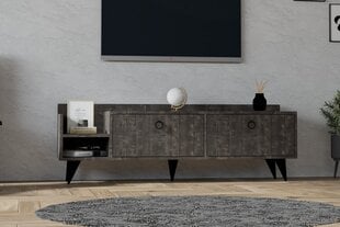 TV galdiņš Asir, 150x50x36 cm, pelēks cena un informācija | TV galdiņi | 220.lv