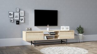 TV galdiņš Asir, 180x50x40 cm, bēšs cena un informācija | TV galdiņi | 220.lv